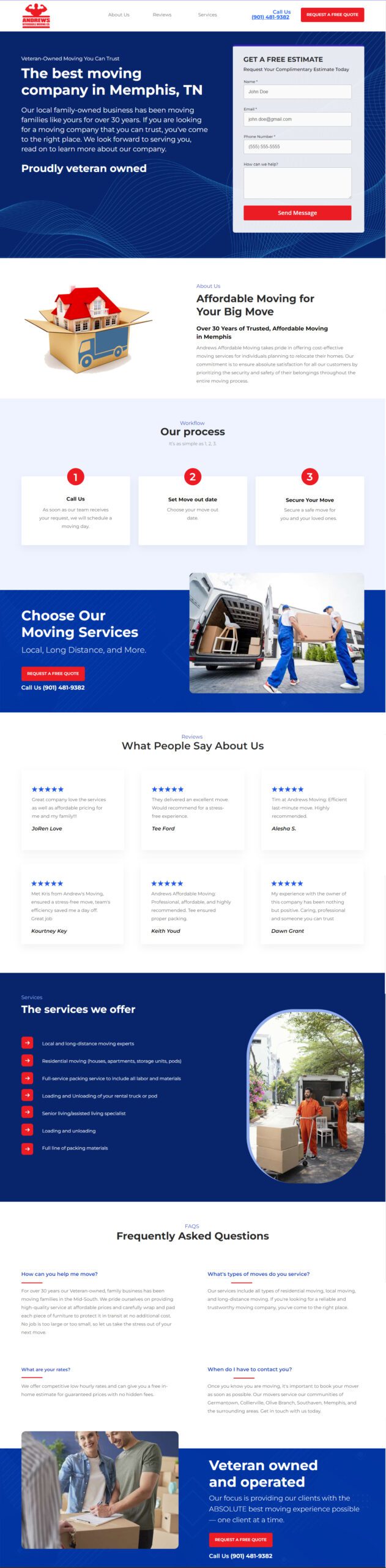 Andrews Affordable Moving